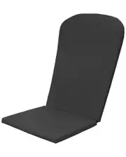 Outdoor Decor by Commonwealth Ebony Outdoor Solid High Back Adirondack Cushion