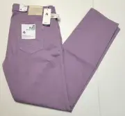 $198 New BRAX HI-FLEX Chino Casual Pants Men's 38x34 Chuck Modern Fit PURPLE 38