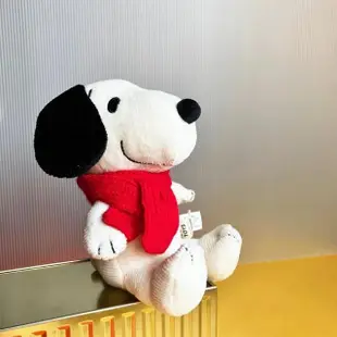 【BON TON TOYS】Snoopy史努比填充玩偶-圍巾狗 17cm(玩偶、娃娃、公仔)