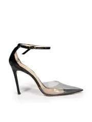 PVC Pointed Toe Heels
