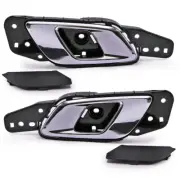Pair Front Interior Door Handle Chrome Fits Ford Mazda Ranger BT-50 2012 2020