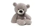GUND - Fuzzy Bear Grey 34cm - Kids Soft Toy Teddy Bears