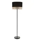 TAMBURA: Scandinavian Large Round Drum Shape Floor Lamps Black