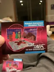 1992 Star Trek The Next Generation #108 Holodeck Environment Simulation Theory