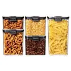 Ultra Square Tritan Airtight Pantry Storage Containers | Assorted Capacity Fo...
