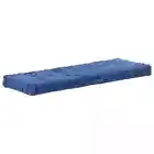 Pallet Floor Cushion Cotton 120x40x7 cm Light Blue vidaXL