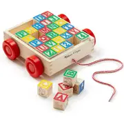 Melissa & Doug Classic ABC Block Cart Kids/Childrens Interactive Play Toy 2y+