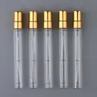 5x Empty Fine Mist Atomizer Glass Spray Bottle Travel Perfume Container 10ml