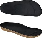Endoto Cork Footbed for Birkenstock Super Birki Clog, Replacement Kork Insoles Inserts for Men & Women Sandals with Arch Support(Size: EU46 / UK Men13)
