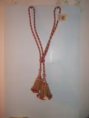 Clarence House, Cluny, Vintage DraperyTtieback, Cord and Tassel, Various Colors