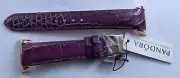 NEW Authentic Pandora 882008PE 18MM Genuine Leather Women Watch Strap