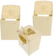 LIGHTAOTAO 3pcs Bird Nesting Box for Parakeets Cockatiels Breathable Bird Breeding Houses Durable Easy to Clean Garden Courtyard Home