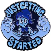 [Pinstant] Lapis Lazuli Just Getting Started Steven Beach City Crystal Gems Club Pearl Garnet Amethyst Cartoon Animated TV Show 1.1" Enamel Pin, 1.1 Inches, Enamel, enamel