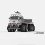 CROSSRC 1/12 10X10 RC Military Truck XX10 T-REX Armored Vehicle Model KIT DIY