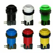 7pcs Arcade HAPP Style Push Button With Micro switch For Arcade JAMMA MAME DIY