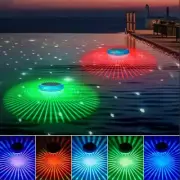 2 Pack Solar Pool Floating Lights RGB Color Changing Swimming Pool Lights