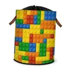 Colorful Laundry Basket Foldable Storage Basket Dirty Laundry Building Block