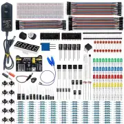 Upgraded Electronics Component Fun Kit Power Supply Module Jumper Wire 830 Br...