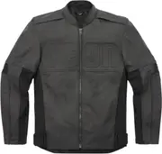 Icon Motorhead3 Motorcycle Leather / Textile Jacket, black, Size M for Men