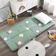 Japanese Floor Futon Mattress, Tatami Floor Mat Portable Camping Mattress Kids Sleeping Pad Foldable Roll Up Floor Lounger Pillow Bed Twin Size (Color : Type B, Size : 0.7 * 1.8m)