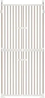 Pet Scene 185CM Safety Gate, Retractable Pet Dog Cat Security Stair Barrier Extra Tall Fence Enclosure Guard Kitchen Doorway Fencing 190 to 250cm