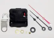 Takane Clock Movement Quartz Battery NEW Short Shaft 1/4" Thick Dial SPADE HANDS