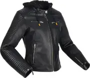Segura Dorian 2, leather jacket women , color: Black , size: T4