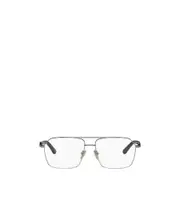 Balenciaga Eyewear Aviator Frame Glasses 57 White