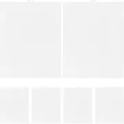 DIYEAH 6pcs Plastic Canvas Sheets,Plastic Stitching Canvas Cross Stitch Plastic Aida Mesh Screen for Embroidery,Knit and Crochet Projects