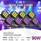 90W 9LED RGBW Stage Lighting DMX Beam PAR Light DJ Disco Party Event Show Light