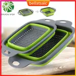 FOLDABLE WASHING TOOL BASKET STRAINER COLANDER KITCHEN TOOLS