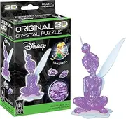 Tinkerbell Licensed Original 3D Crystal Puzzle from BePuzzled, 3 Dimensional Crystal Puzzles and Brainteasers for Puzzlers and Collectors Ages 12 and Up, and Display Item