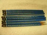 J.S. STAEDTLER *Mars* Lumograph Pencils Germany 2886 *6H*-[8] Vtg Org