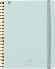 KOKUYO Sooofa Soft Ring Notebook, 0.2 inch (4 mm) Grid Ruled, 80 Sheets, B6 Deformation, Light Blue, Japan Import (SU-SV748S4-LB)