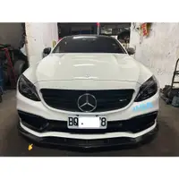 在飛比找蝦皮購物優惠-賓士 Benz W205 S205 C63 PSM款碳纖維前