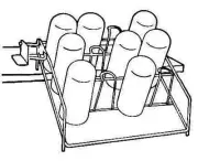 Easy Access Pull-Down Glass Rack - Amerock