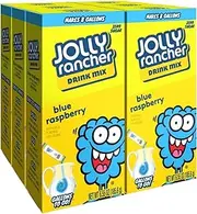 JOLLY RANCHER Gallons To Go Powdered Drink Mix, 8-Count Box (6 Pack) – Blue Raspberry – Low Calorie and Zero Sugar Drink Mix, Each Stick Makes 1 Gallon-Sized Pitcher