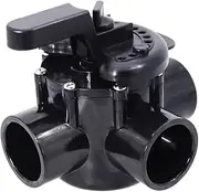 xioaue 3Way Diverter Valve with 1-1/2In ID&2In OD PVC Pipe Diverter Valve for Ground Pool,Tub&Spa System ReplacePart for 263037