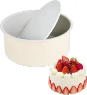 6 inch Removable Bottom Round Cake Pan for Layer Cake Cheese Cake Nonstick Cake