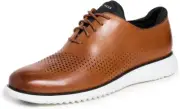 NEW $300 SZ 9 1/2 WIDE Cole Haan Men's 2.Zerogrand Laser Wingtip Oxford