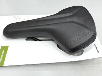 Selle Italia GT-1 FeC Alloy 180 x 250 mm Saddle (Black) E-bike/ Commuting/Urban