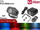 240 Patterns Laser Projector Light RGB Disco Stage Party Club Lighting