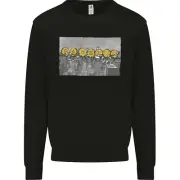 Crypto Workers Funny New York Parody Bitcoin Kids Sweatshirt Jumper