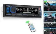 Car Radio Bluetooth Single DIN Car Stereo Audio, Car Audio with Handsfree and
