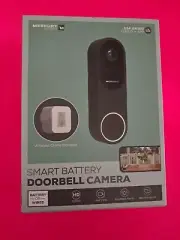 NEW - Merkury Smart Battery Doorbell Camera Security - Free ShipN!