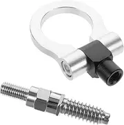 MOLUCKFU Trailer Hitch Car Front Hook Front Tow Hooks Ring Tow Hitch Lock Metal