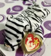 TY Beanie Baby Blizzard the 1996 Retired White Tiger Plush with Tags