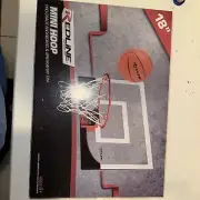 Metal Spring Rim, Indoor Mini Basketball Hoop. 18” Backboard. Redline. Ball Inc.