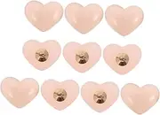 [ROMISBABA] Heart Shape Buttons Sewing Buttons Crafts Making Buttons Dress Buttons