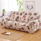 Big Flower Sofa Cover Printed Couch Polyester Bench Covers Elastic Slipcovers